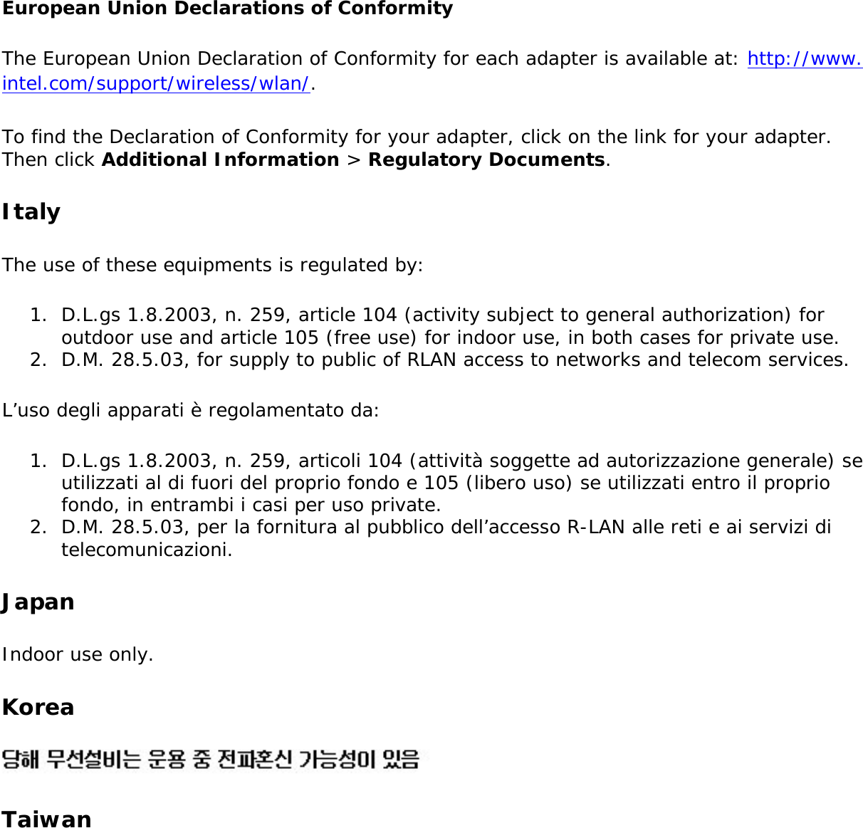 Page 257 of Intel 622ANXHU Intel Centrino Advanced-N+WiMax 6250 User Manual 