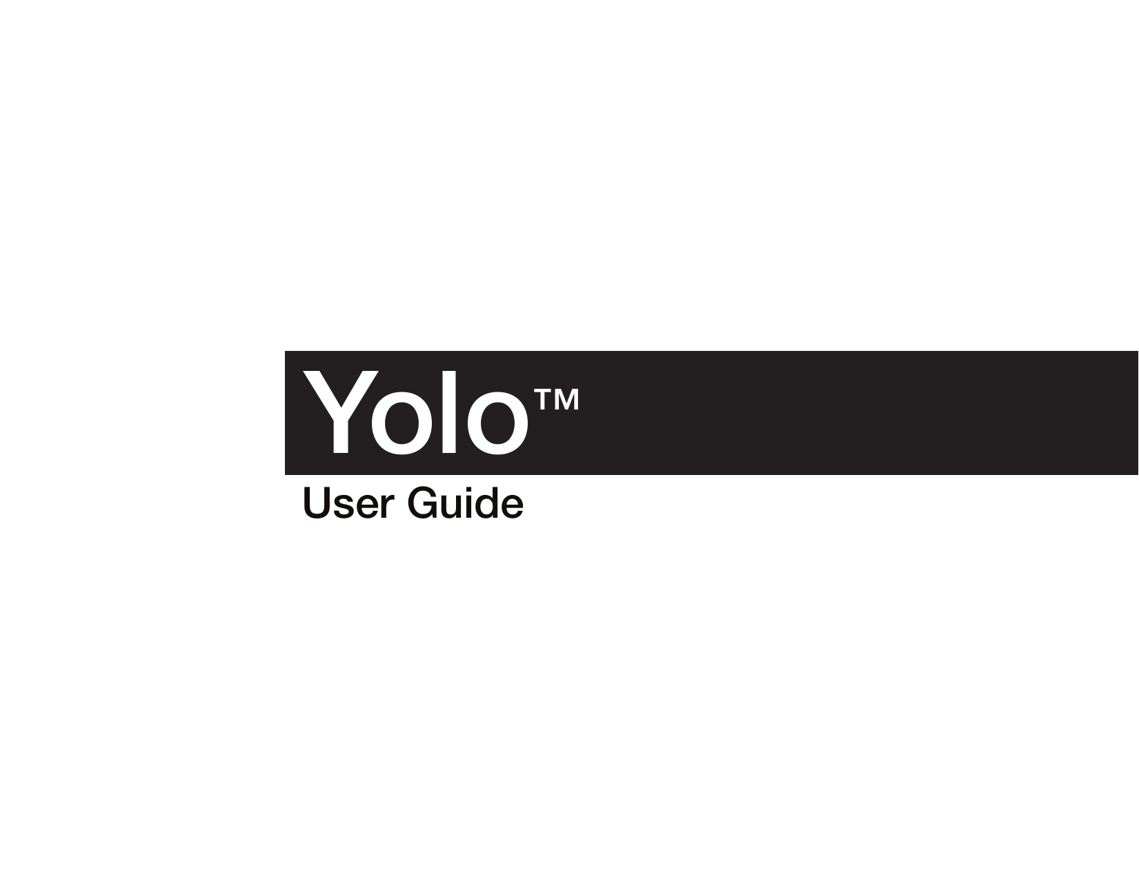 User GuideYolo™