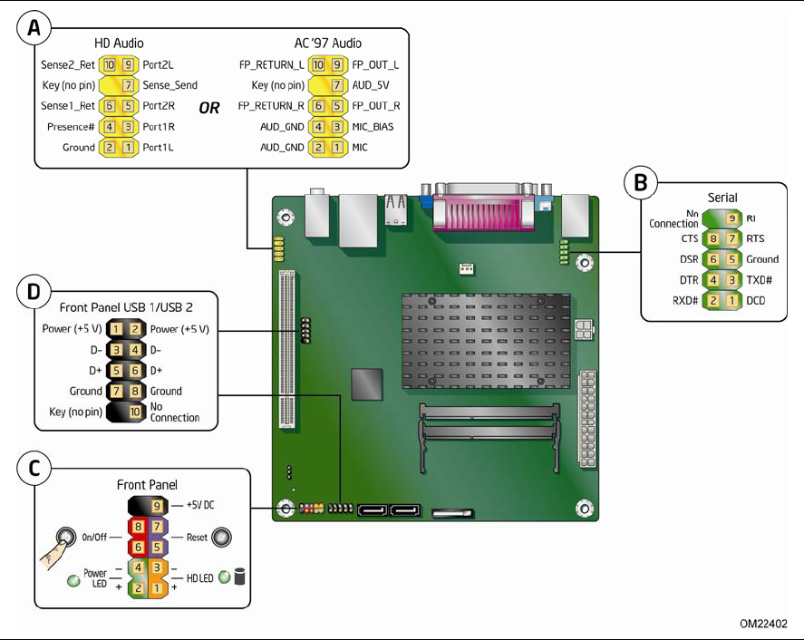 Intel desktop board d946gzis схема подключения