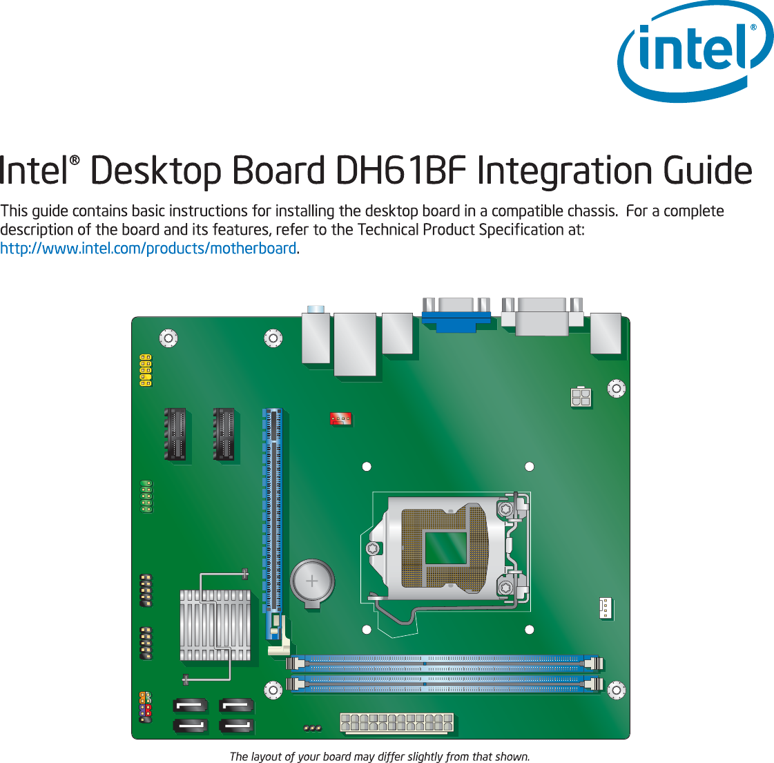 Page 1 of 10 - Intel Intel-Intel-Computer-Hardware-Dh61Bf-Users-Manual- G83168-001 Intel-intel-computer-hardware-dh61bf-users-manual