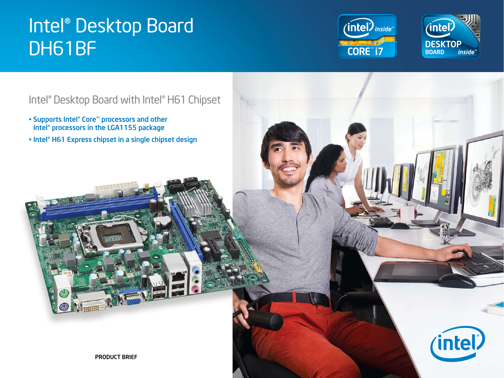 Page 1 of 4 - Intel Intel-Intel-Desktop-Motherboard-Intel-H61-Express-Chipset-Boxdh61Bf-Users-Manual-  Intel-intel-desktop-motherboard-intel-h61-express-chipset-boxdh61bf-users-manual