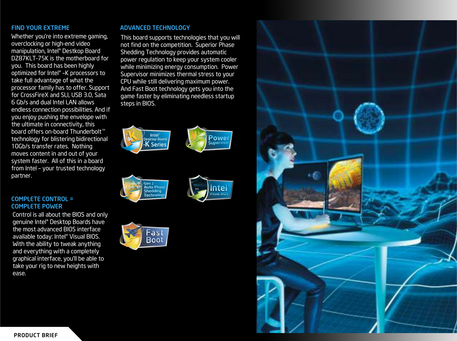 Page 2 of 4 - Intel Intel-Intel-Dz87Klt-75K-Boxdz87Klt75K-Users-Manual- Intel® Desktop Board DZ87KLT-75K Product Brief  Intel-intel-dz87klt-75k-boxdz87klt75k-users-manual