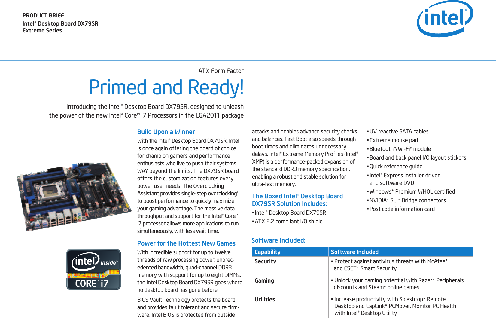 Page 1 of 4 - Intel Intel-Intel-Extreme-Desktop-Motherboard-Boxdx79Sr-Users-Manual-  Intel-intel-extreme-desktop-motherboard-boxdx79sr-users-manual