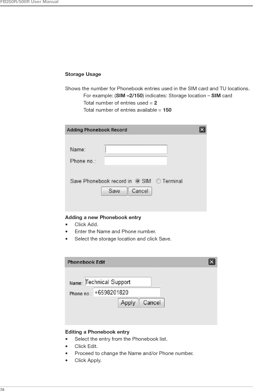    