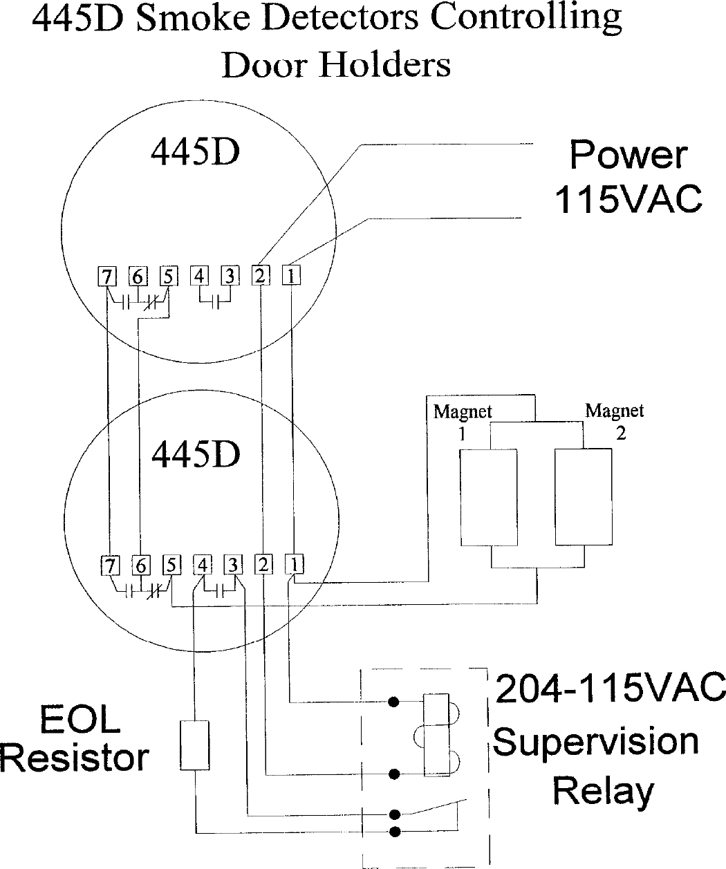 Print 5017.DCX (2 Pages) ESL 445D Series Smoke Detectors Controlling