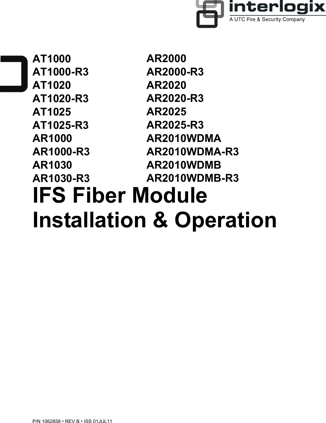 Page 1 of 12 - Ifs Atar1000 Series Install & Oper Instr