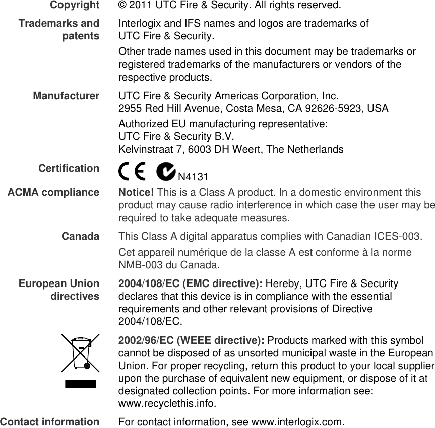 Page 5 of 5 - Warranty2  Ifs Vt1101m-ac Series Install & Oper Instr