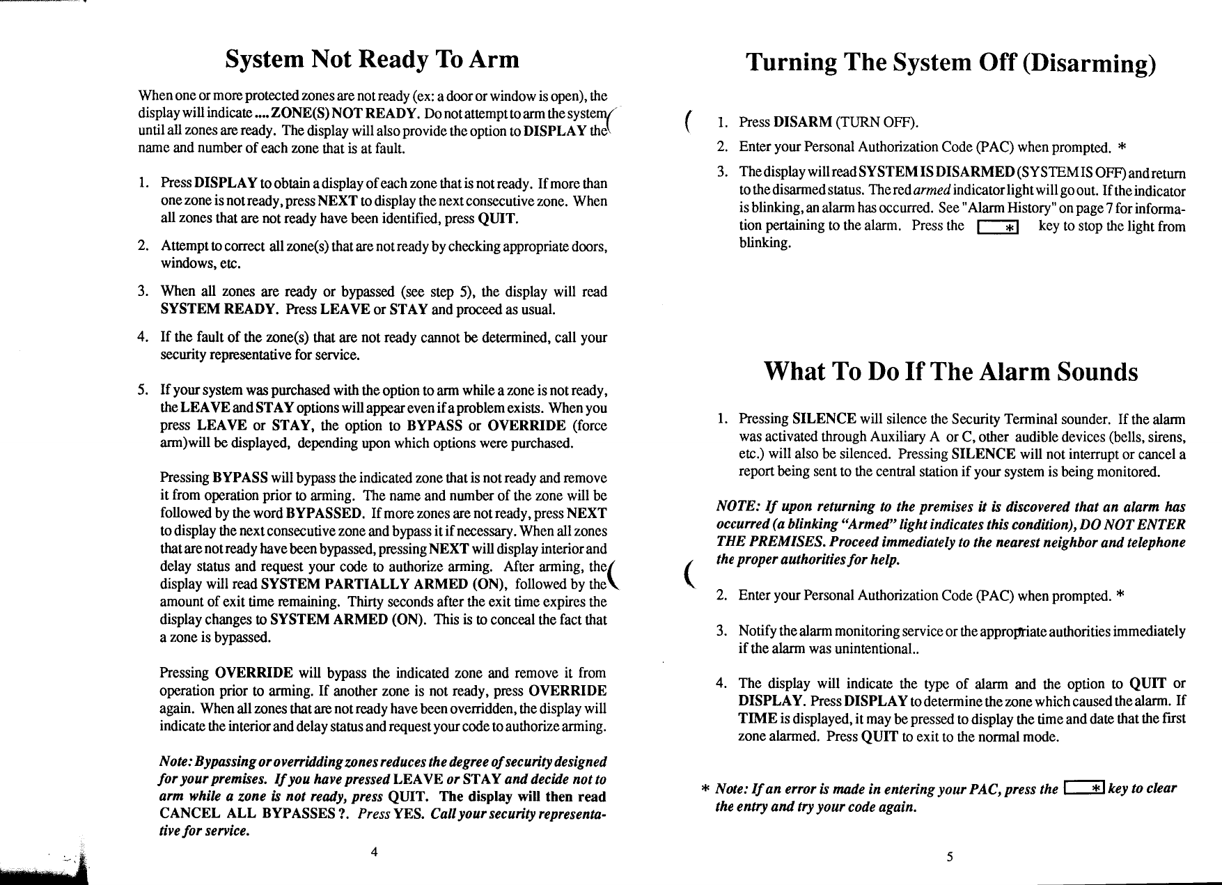 Page 4 of 12 - Z1100e LCD User Manual  Moose For Z1100ST Security Terminal