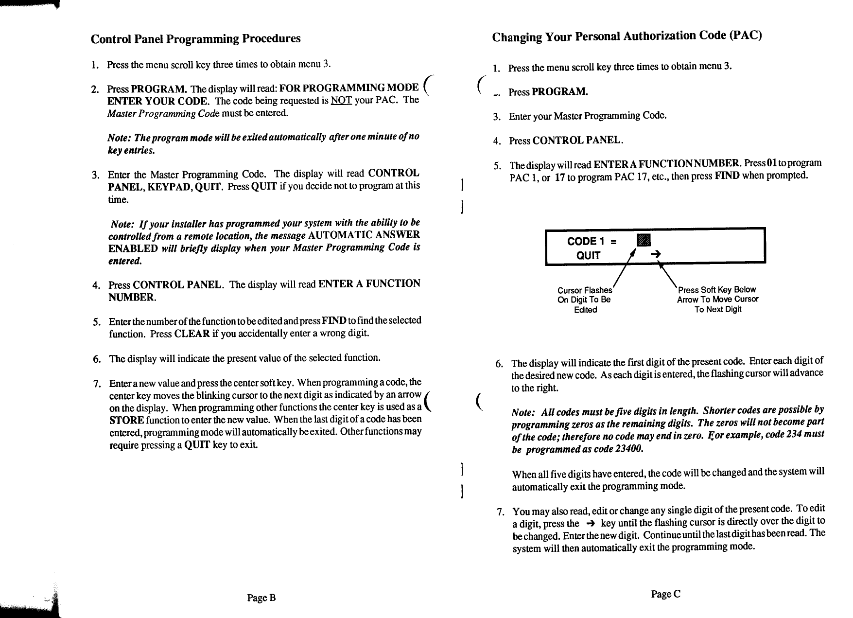 Page 7 of 12 - Z1100e LCD User Manual  Moose For Z1100ST Security Terminal