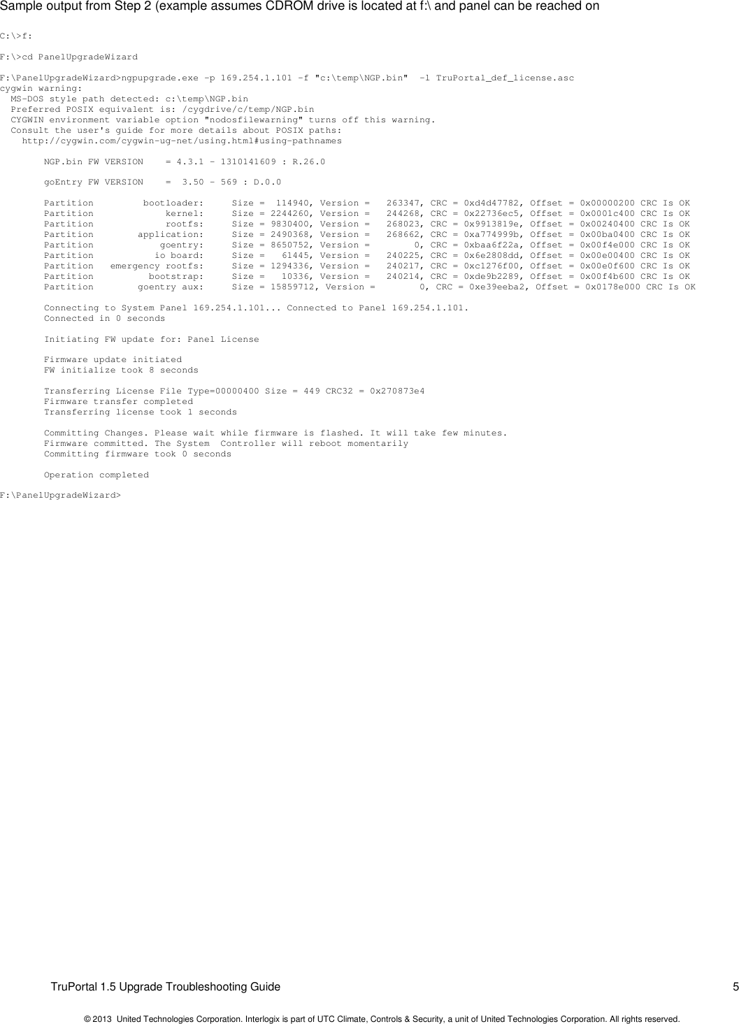 Page 5 of 5 - TruPortal 1 5 Upgrade Troubleshooting Guide  Tru Portal