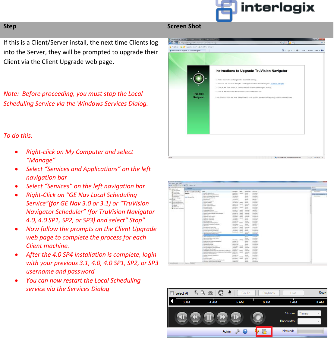 Page 4 of 5 - Tru Vision Navigator 4.0 SP5 Release Notes