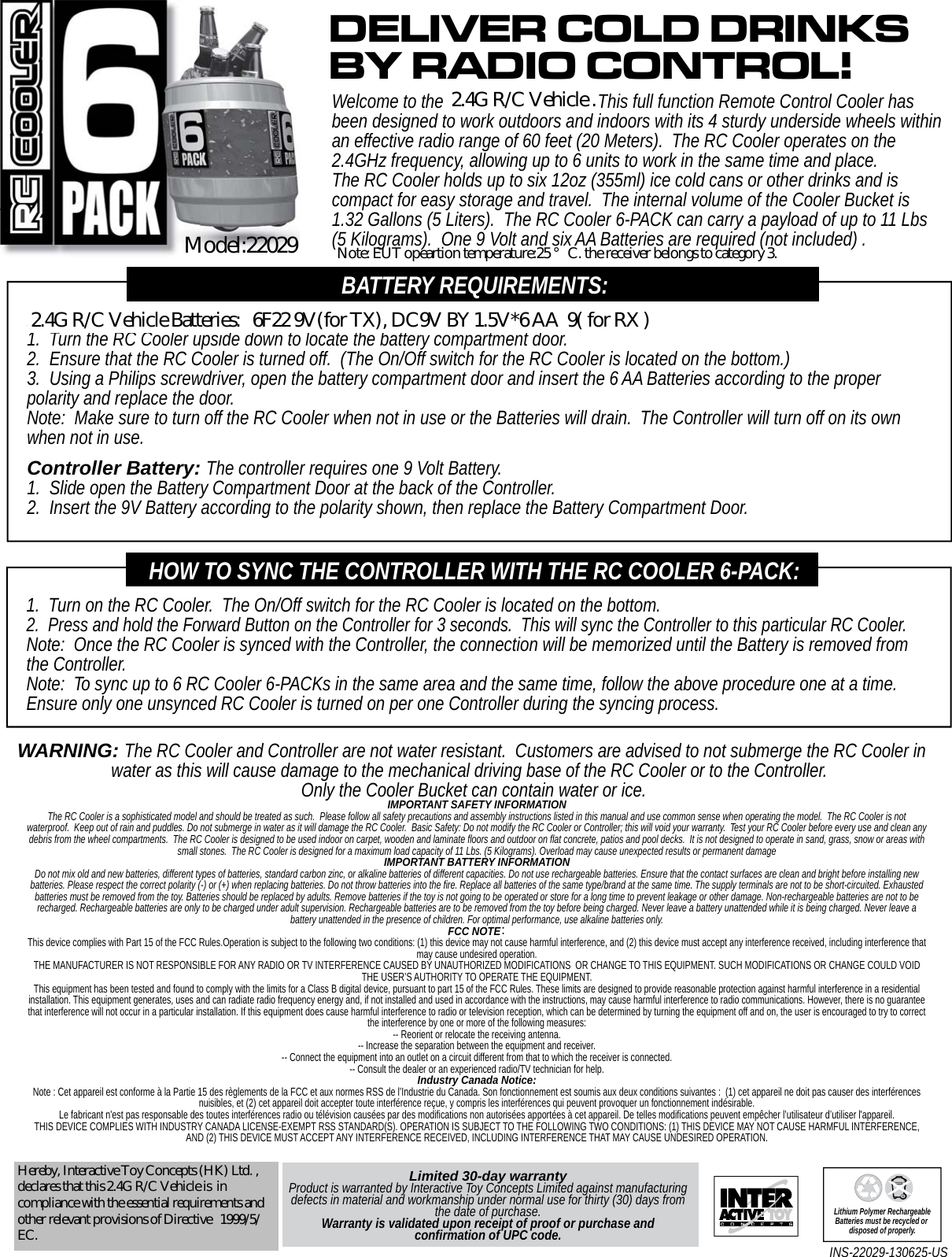 Interactive Toy Concepts 22029TX 2.4G R/C Vehicle Discussion and FAQ