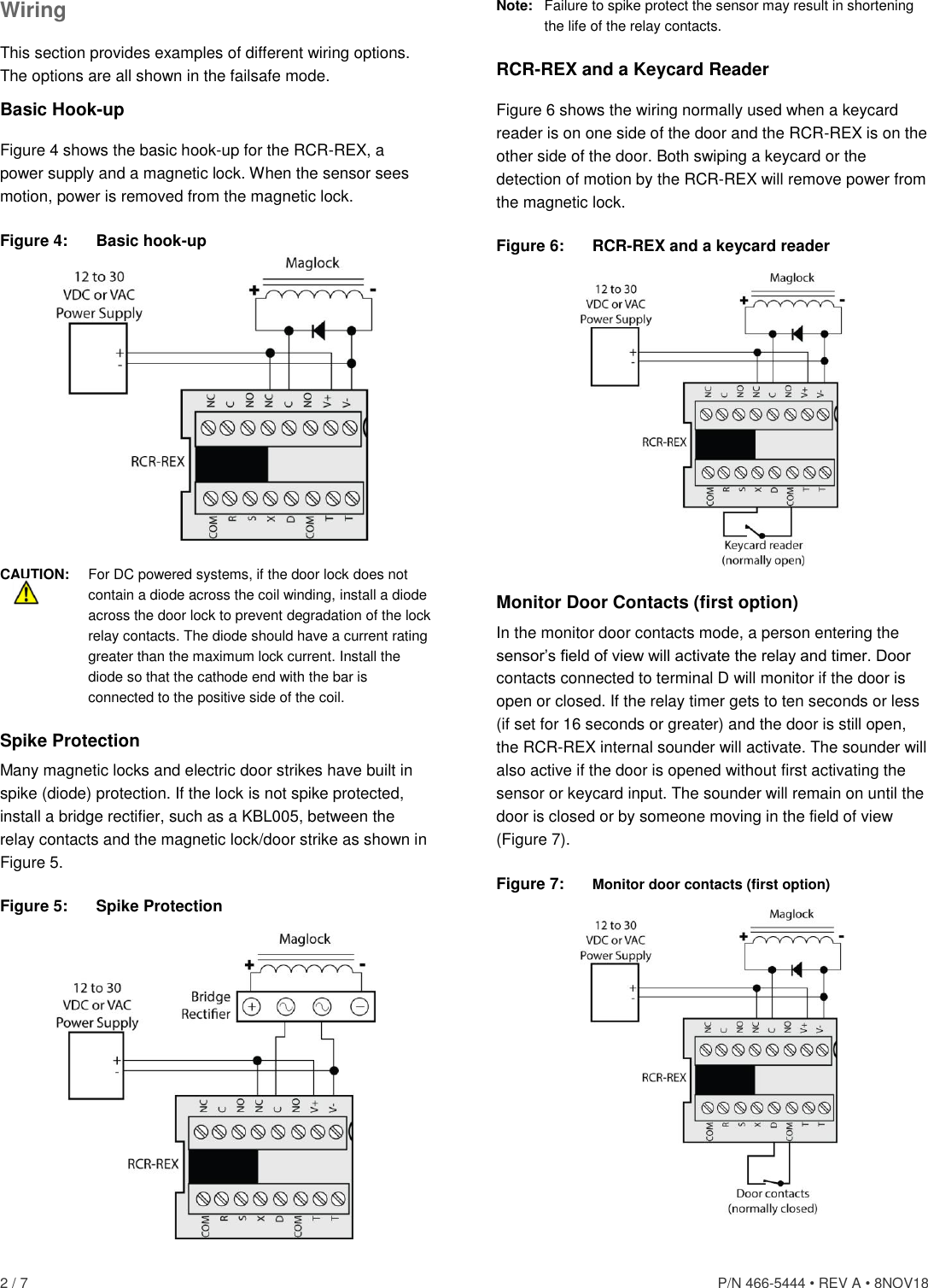 9 XXX Name Installation Sheet 466 5444 a interlogix Rcr Rex Install guide