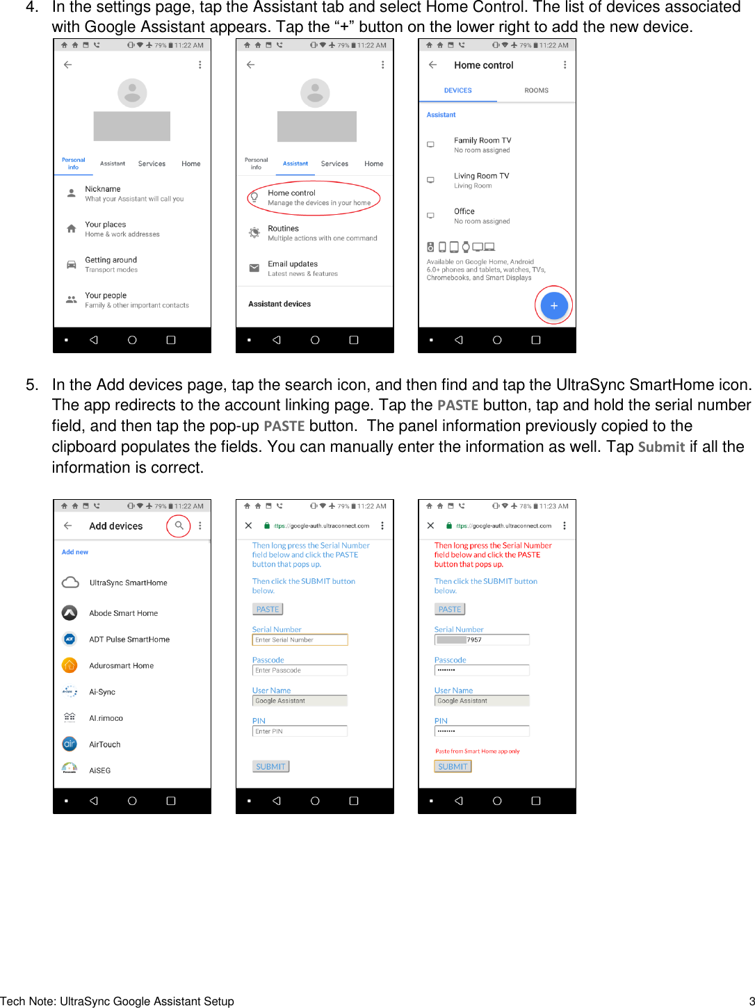 Page 3 of 5 - Tech-note-ultrasync-google-assistant-setup V2