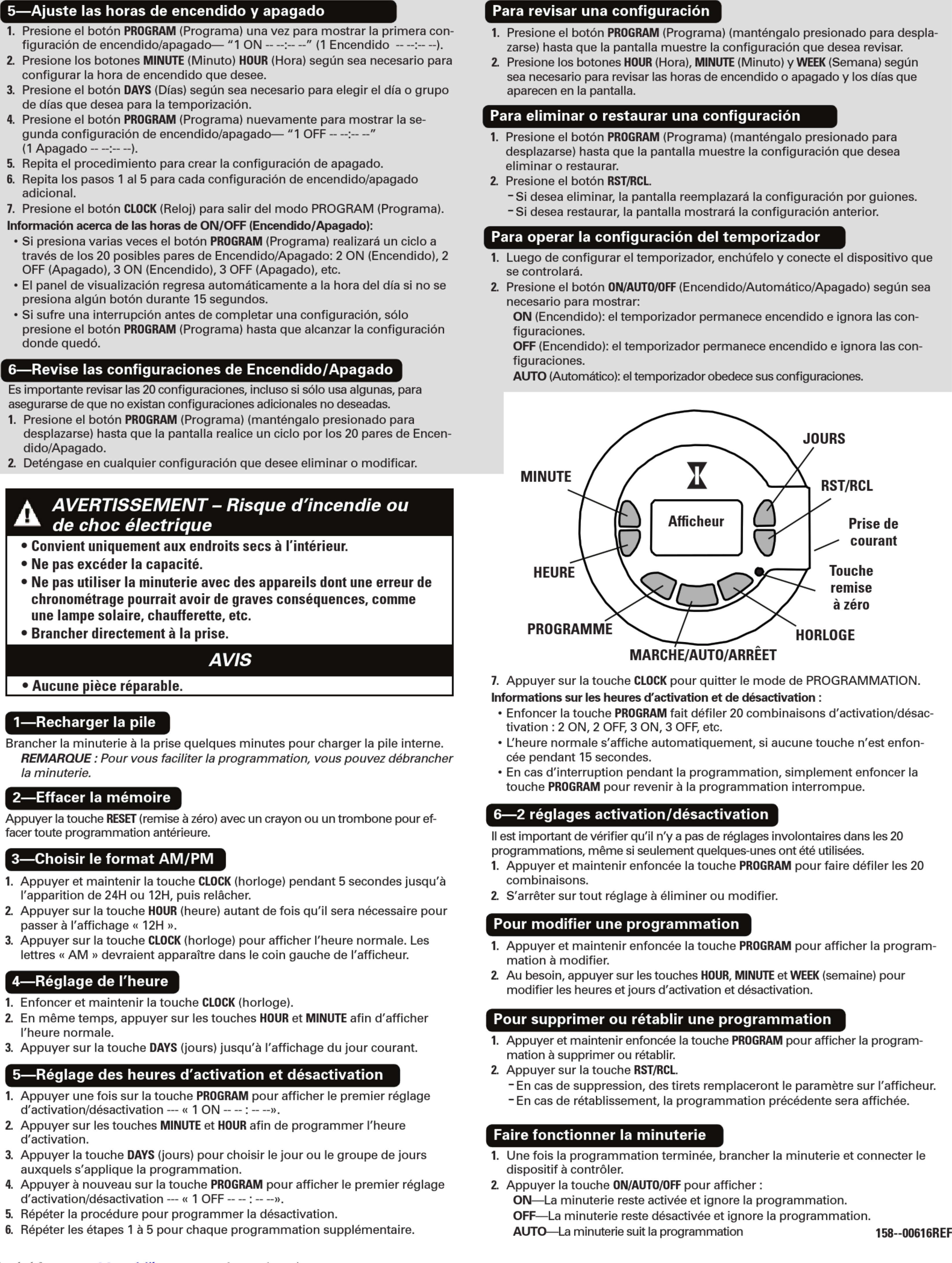 Intermatic Dt300 Series User Instructions 1003288 Manual