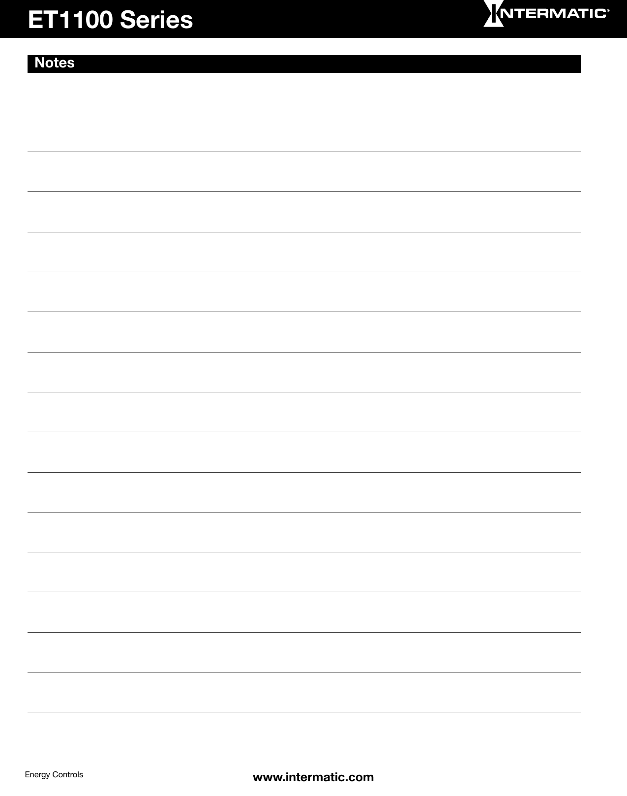 Page 4 of 4 - Intermatic Intermatic-Et1100-Series-Specifcations-Owner-S-Manual