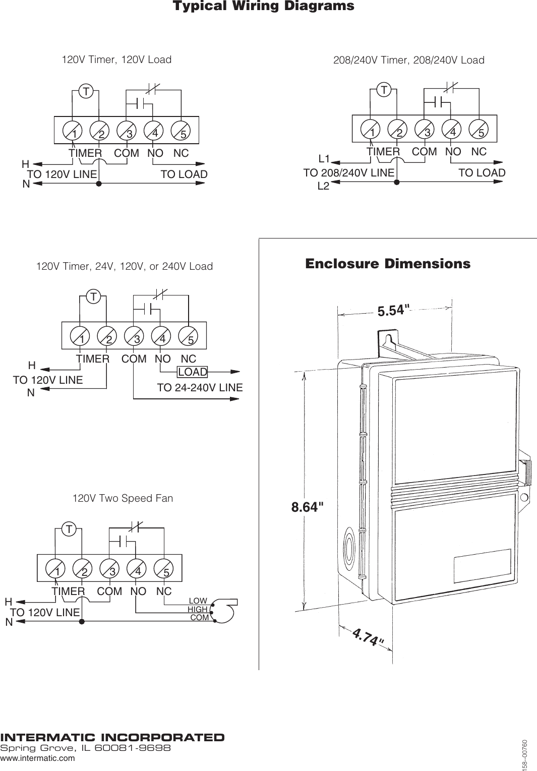 Page 2 of 2 - Intermatic Intermatic-Gmx-Series-Instructions-Owner-S-Manual