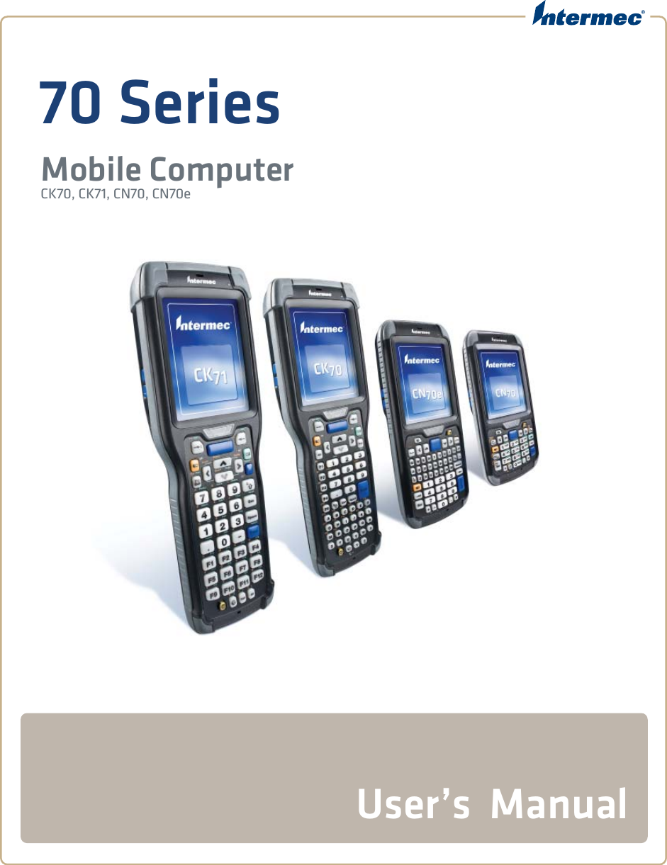 70 SeriesMobile ComputerCK70, CK71, CN70, CN70eUser’s  Manual