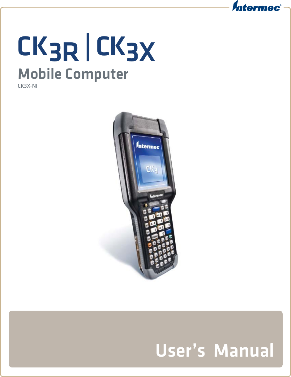 CK3R | CK3XMobile ComputerCK3X-NIUser’s  Manual