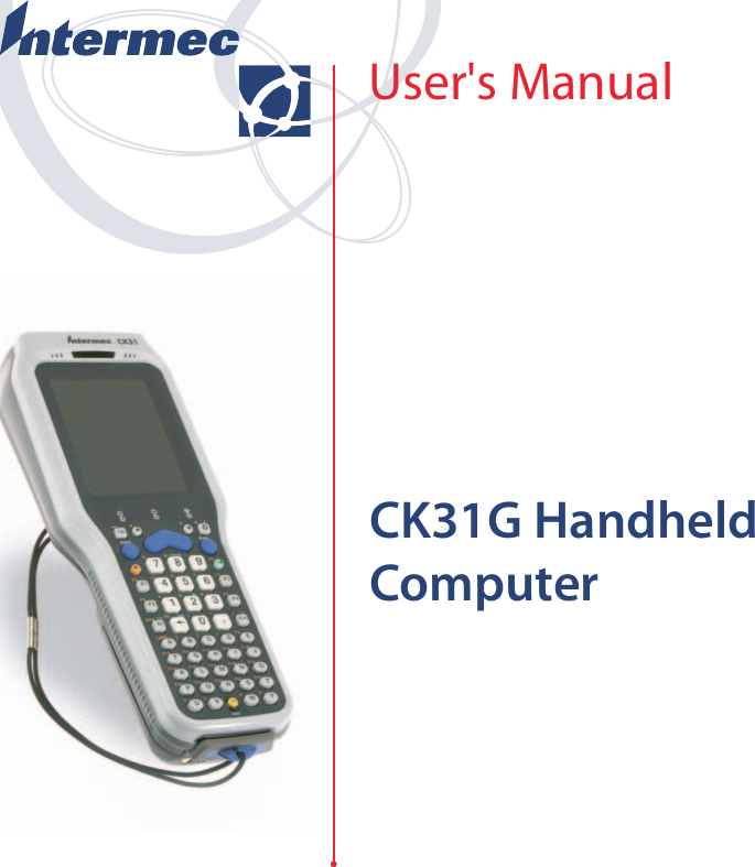 CK31G Handheld ComputerUser&apos;s Manual