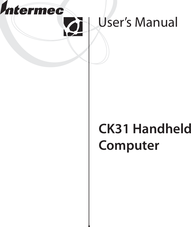 CK31 Handheld ComputerUser’s Manual