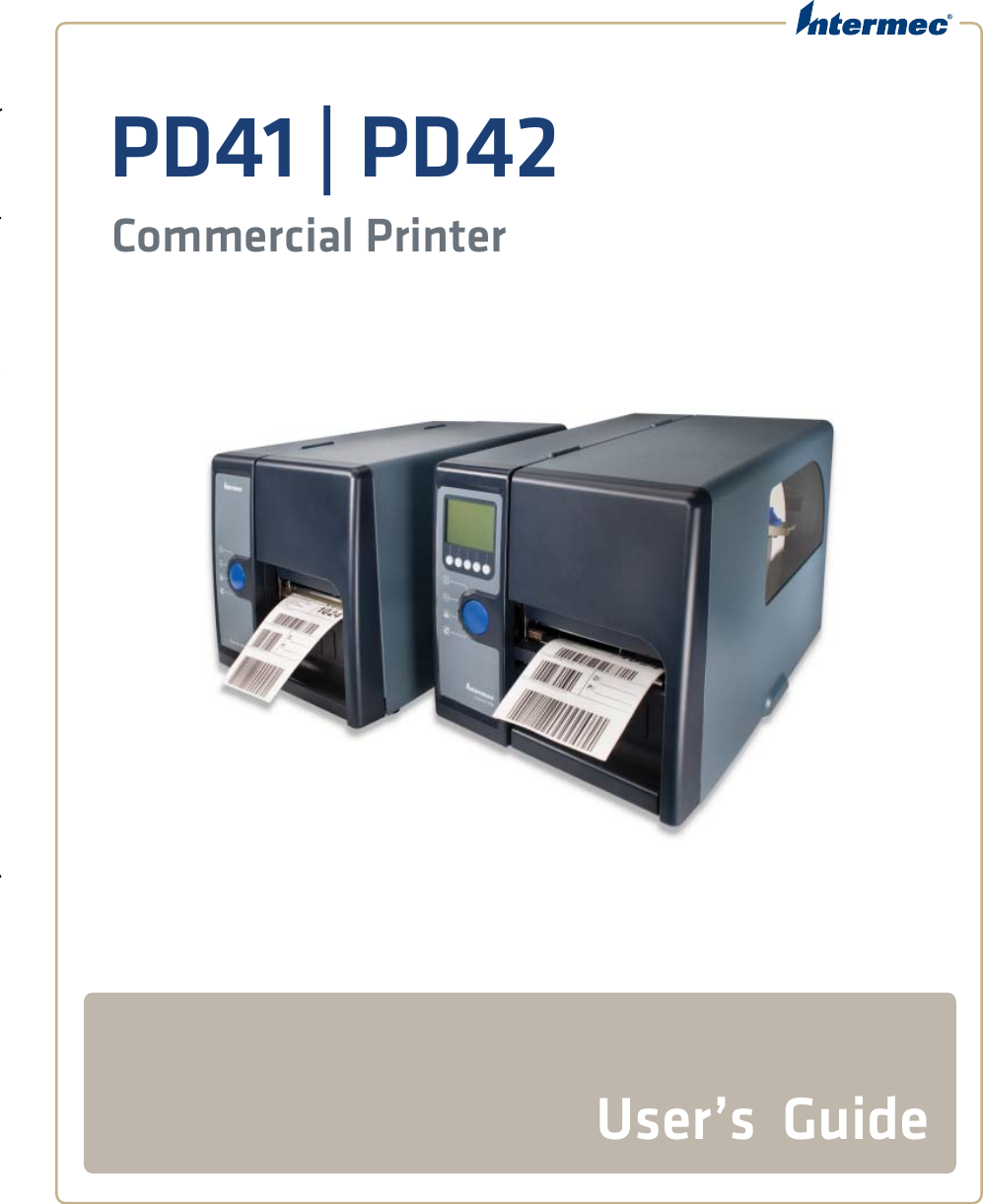 PD41 | PD42Commercial PrinterUser’s  Guide