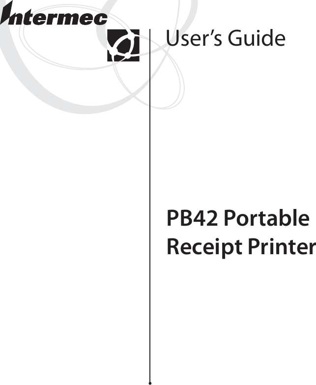 PB42 Portable Receipt PrinterUser’s Guide