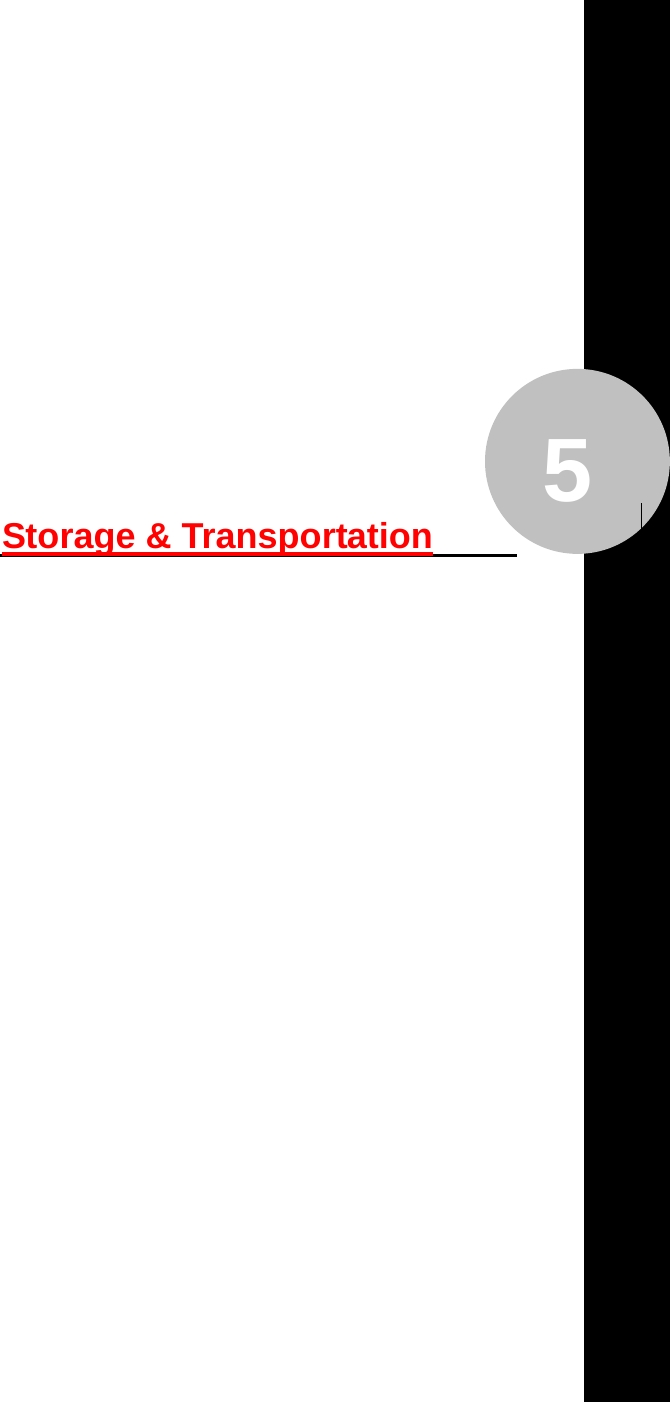     5           Storage &amp; Transportation 