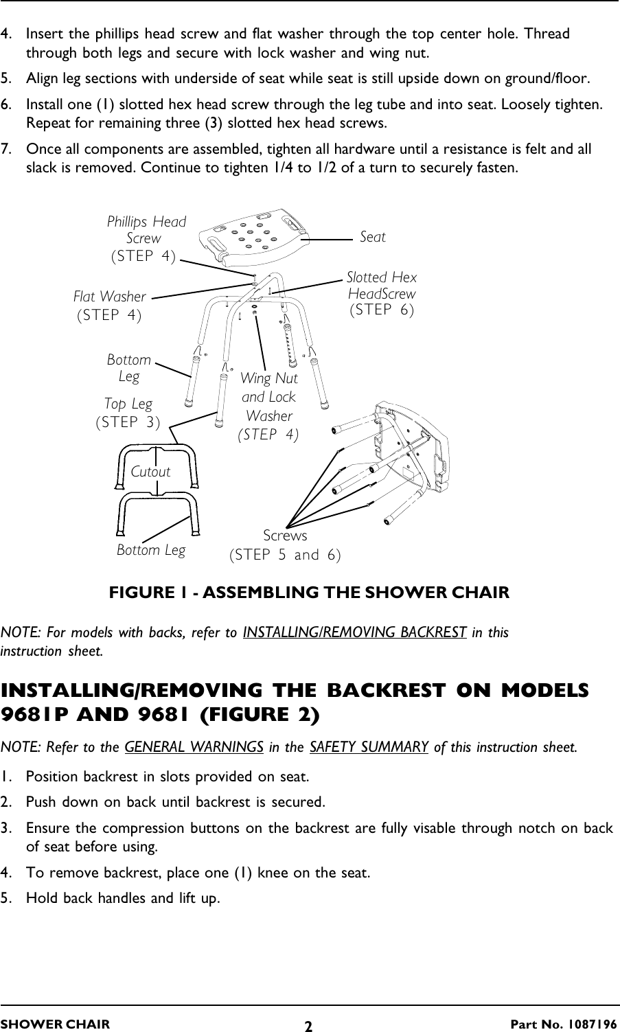 Page 2 of 12 - Invacare Invacare-9680-Users-Manual- 1087196F  Invacare-9680-users-manual