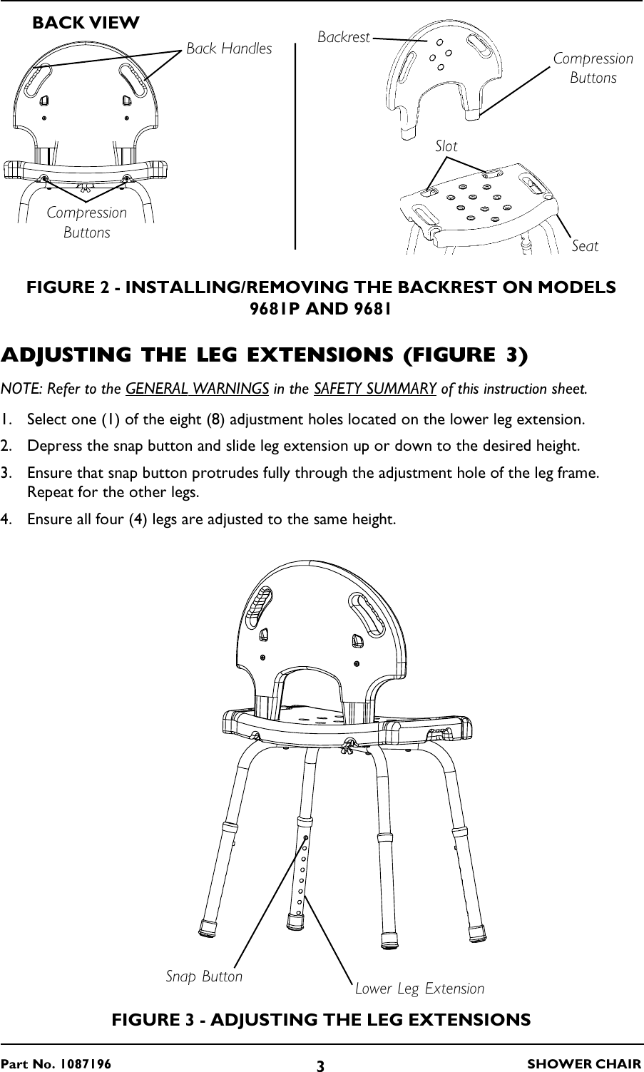 Page 3 of 12 - Invacare Invacare-9680-Users-Manual- 1087196F  Invacare-9680-users-manual