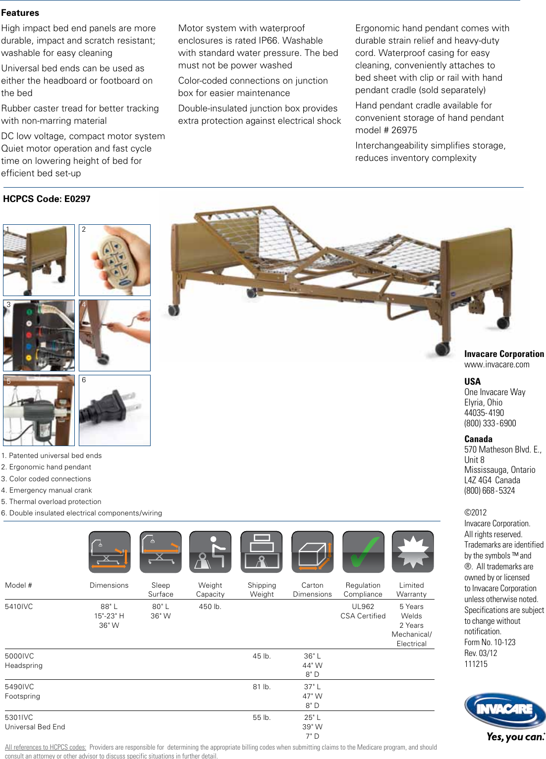 Page 2 of 2 - Invacare Invacare-Invacare-Personal-Lift-5000Ivc-Users-Manual-  Invacare-invacare-personal-lift-5000ivc-users-manual