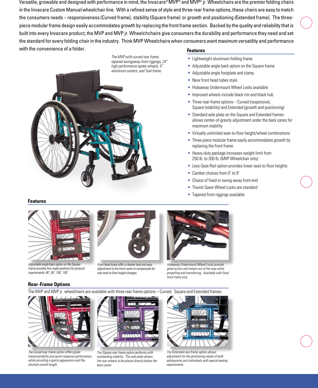 Page 2 of 4 - Invacare Invacare-Invacare-Wheelchair-Mvp-Users-Manual-  Invacare-invacare-wheelchair-mvp-users-manual