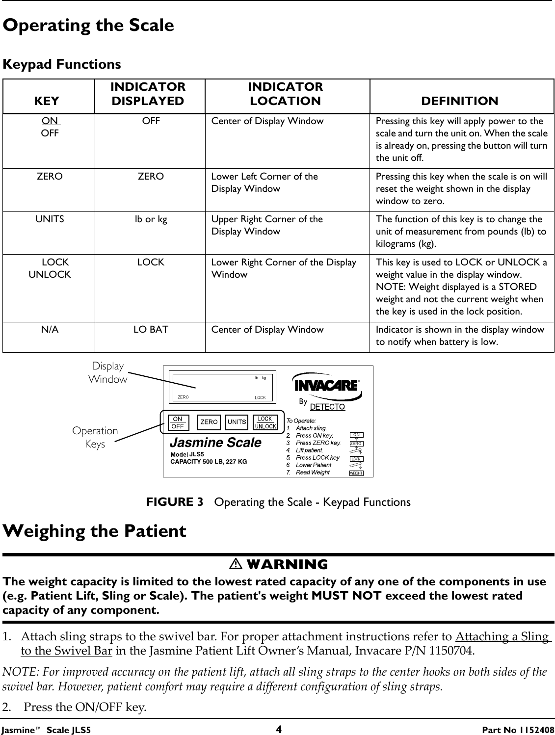 Page 4 of 8 - Invacare Invacare-Jasmine-Jls5-Users-Manual- 1152408B  Invacare-jasmine-jls5-users-manual