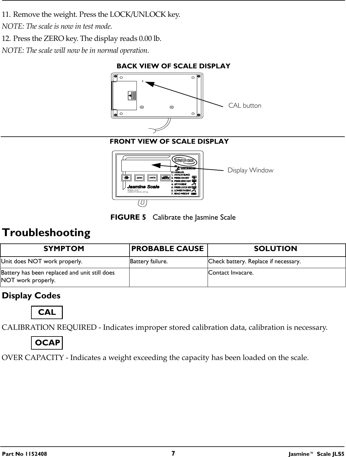 Page 7 of 8 - Invacare Invacare-Jasmine-Jls5-Users-Manual- 1152408B  Invacare-jasmine-jls5-users-manual