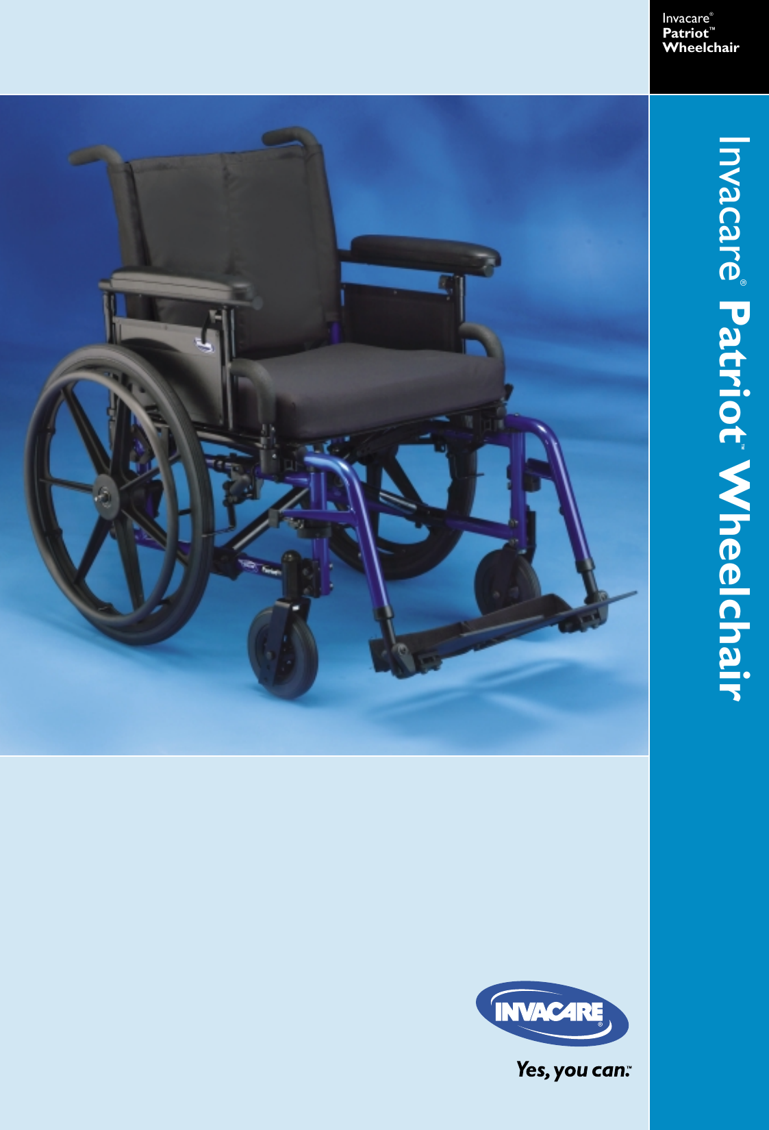 Page 1 of 2 - Invacare Invacare-Patriot-Wheelchair-Users-Manual- A1262  Invacare-patriot-wheelchair-users-manual