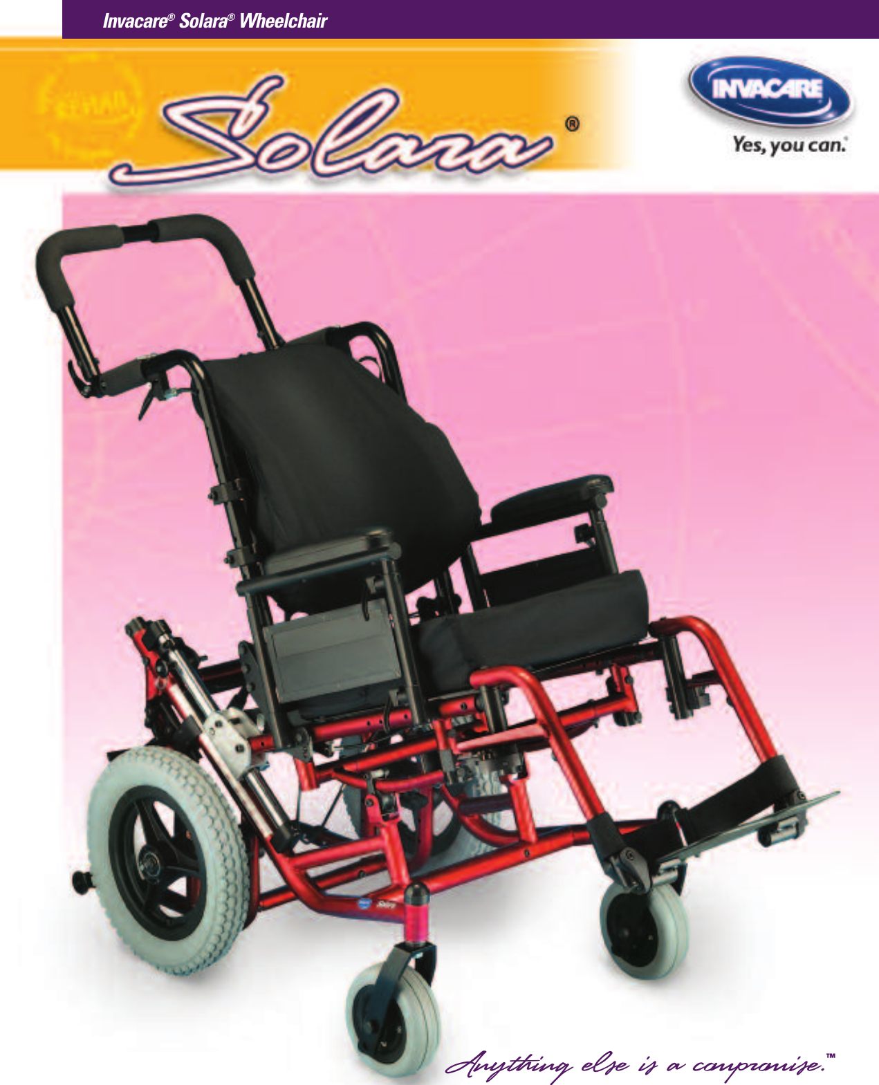 Page 1 of 4 - Invacare Invacare-Wheelchair-Solara-Users-Manual- INV 745 ï 1010_terminator  Invacare-wheelchair-solara-users-manual