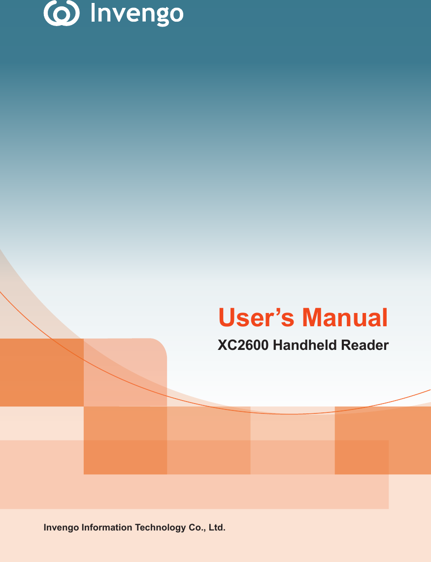 User’s ManualXC2600 Handheld ReaderInvengo Information Technology Co., Ltd. 