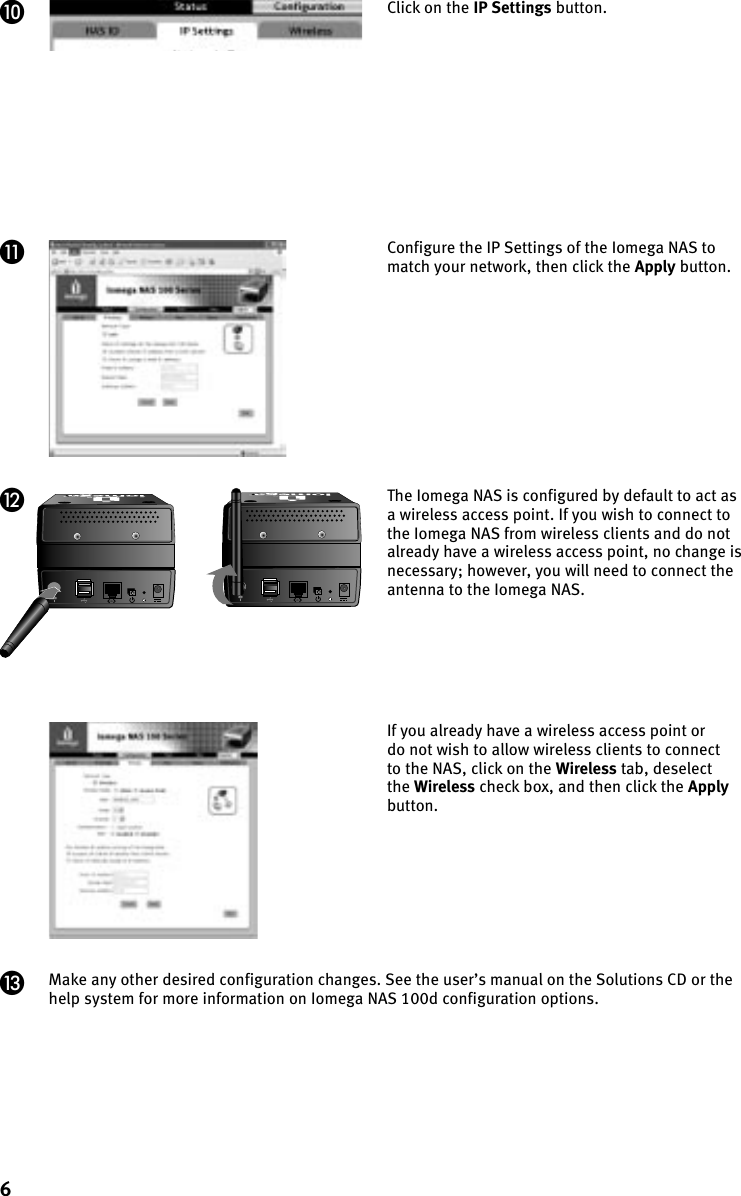 Page 6 of 8 - Iomega Iomega-100D-Users-Manual- NAS 100d QI  Iomega-100d-users-manual