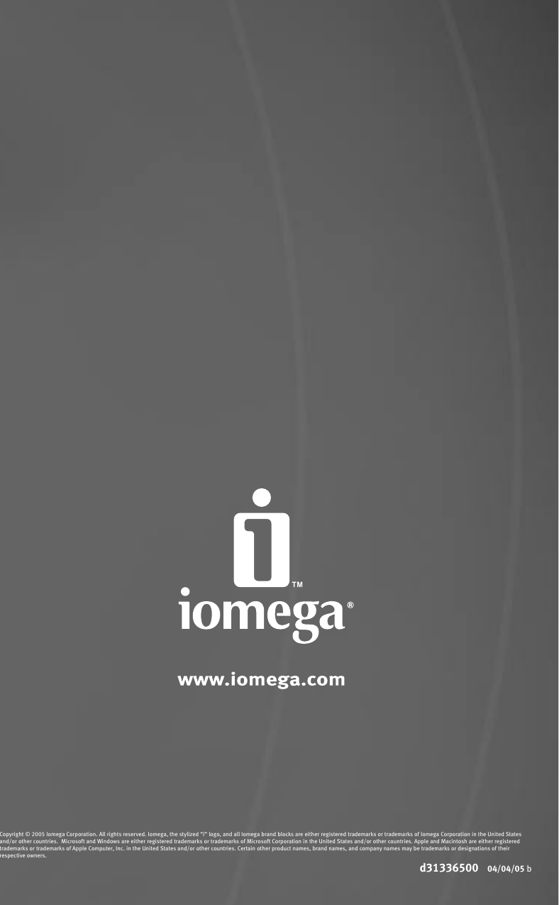 Page 8 of 8 - Iomega Iomega-100D-Users-Manual- NAS 100d QI  Iomega-100d-users-manual