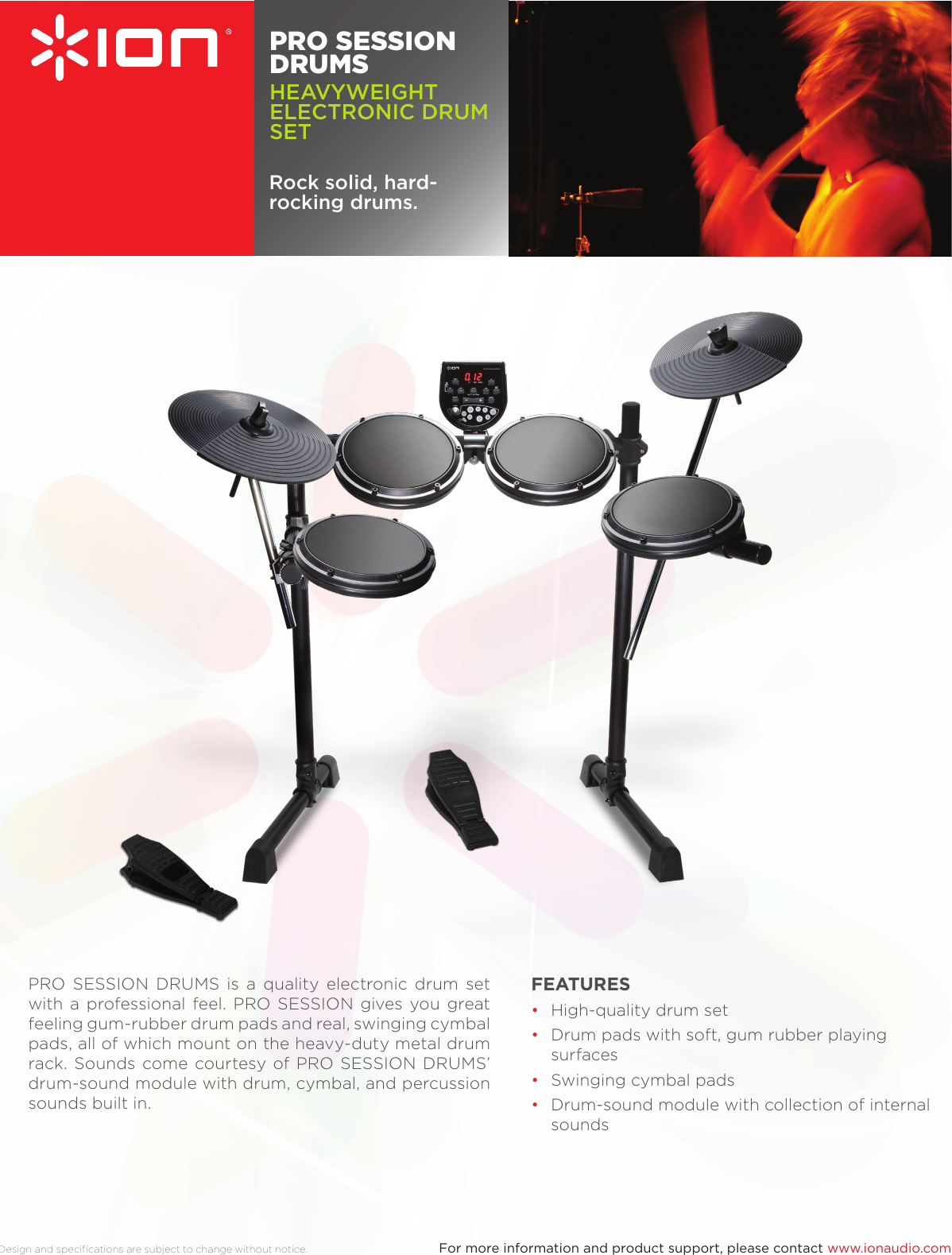 Page 1 of 1 - Ion Ion-Pro-Session-Drums-Users-Manual-  Ion-pro-session-drums-users-manual