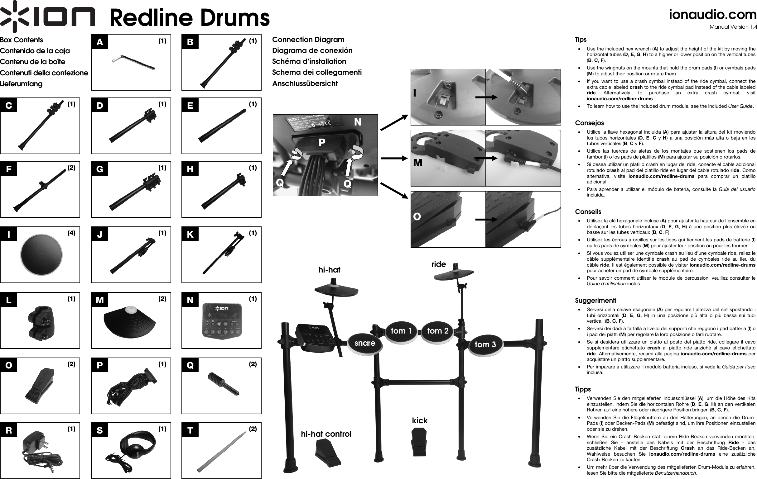 Page 2 of 2 - Ion Ion-Redline-Drums-Assembly-Guide- Redline Drums Assembly Guide Ion-redline-drums-assembly-guide