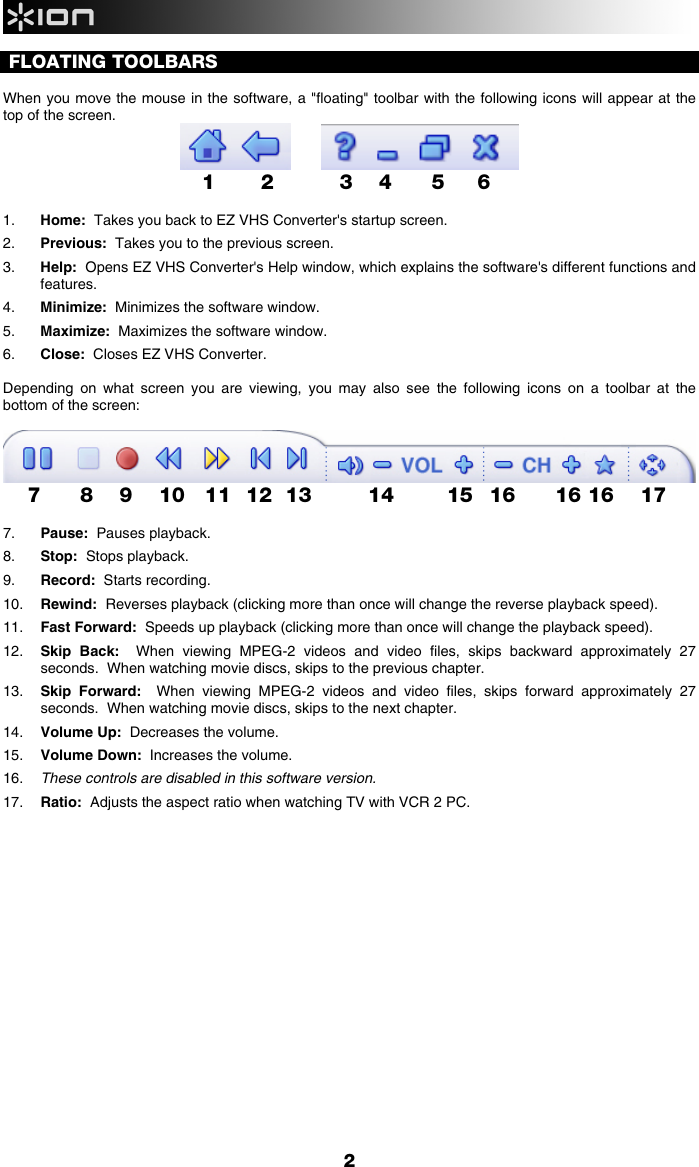 Page 3 of 9 - Ion Ion-Vcr-2-Pc-Quick-Start-Manual- EZ VHS Converter Quickstart Guide - V1.2 Ion-vcr-2-pc-quick-start-manual