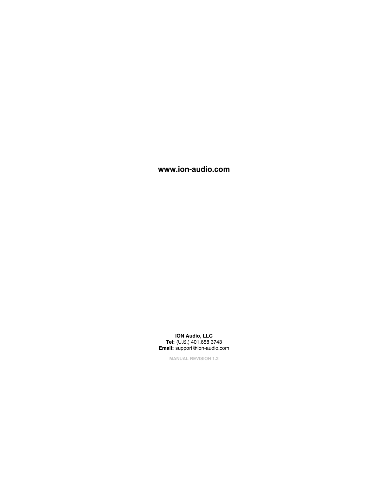 Page 9 of 9 - Ion Ion-Vcr-2-Pc-Quick-Start-Manual- EZ VHS Converter Quickstart Guide - V1.2 Ion-vcr-2-pc-quick-start-manual