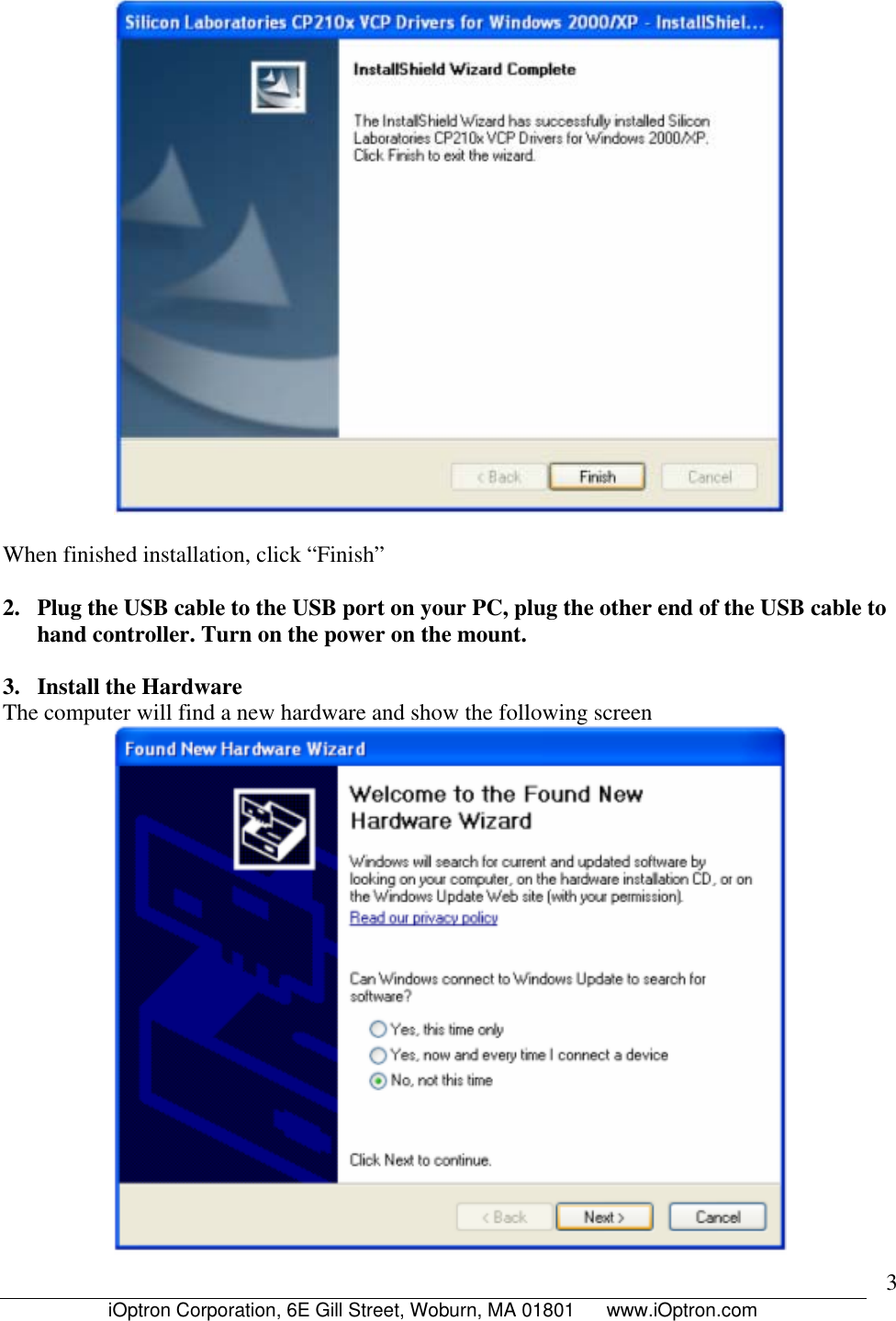 Page 4 of 11 - Ioptron Ioptron-Gotonova-8402A-Users-Manual Flash Upgrade For 8401 And 8402A