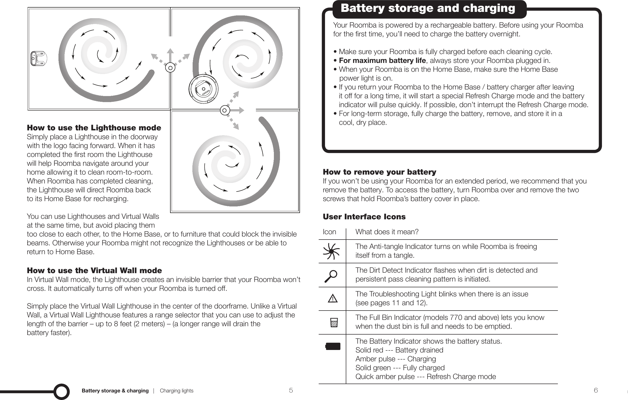 Page 4 of 9 - Irobot Irobot-Roomba-770-Users-Manual-  Irobot-roomba-770-users-manual