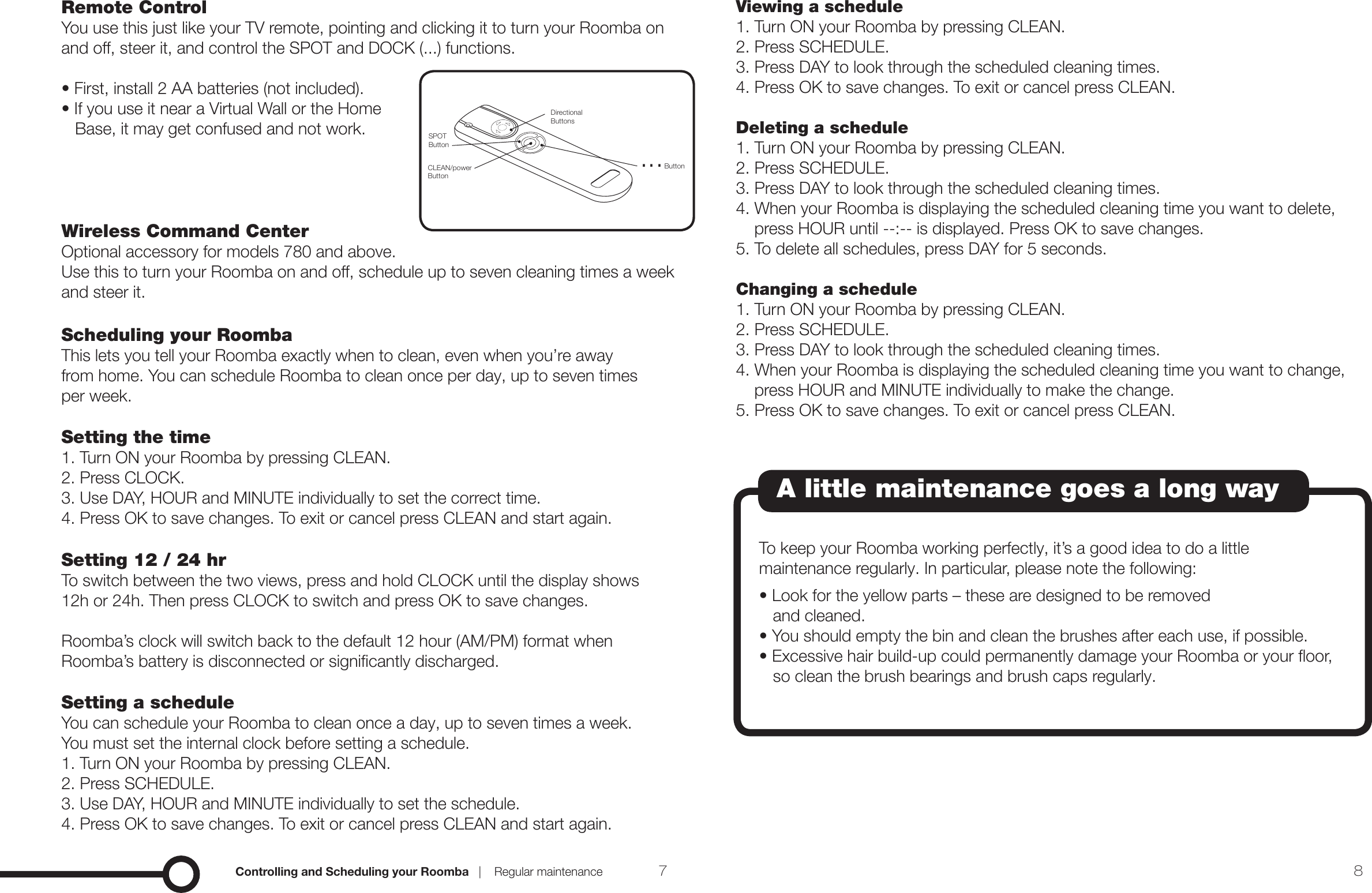 Irobot Roomba 770 Users Manual