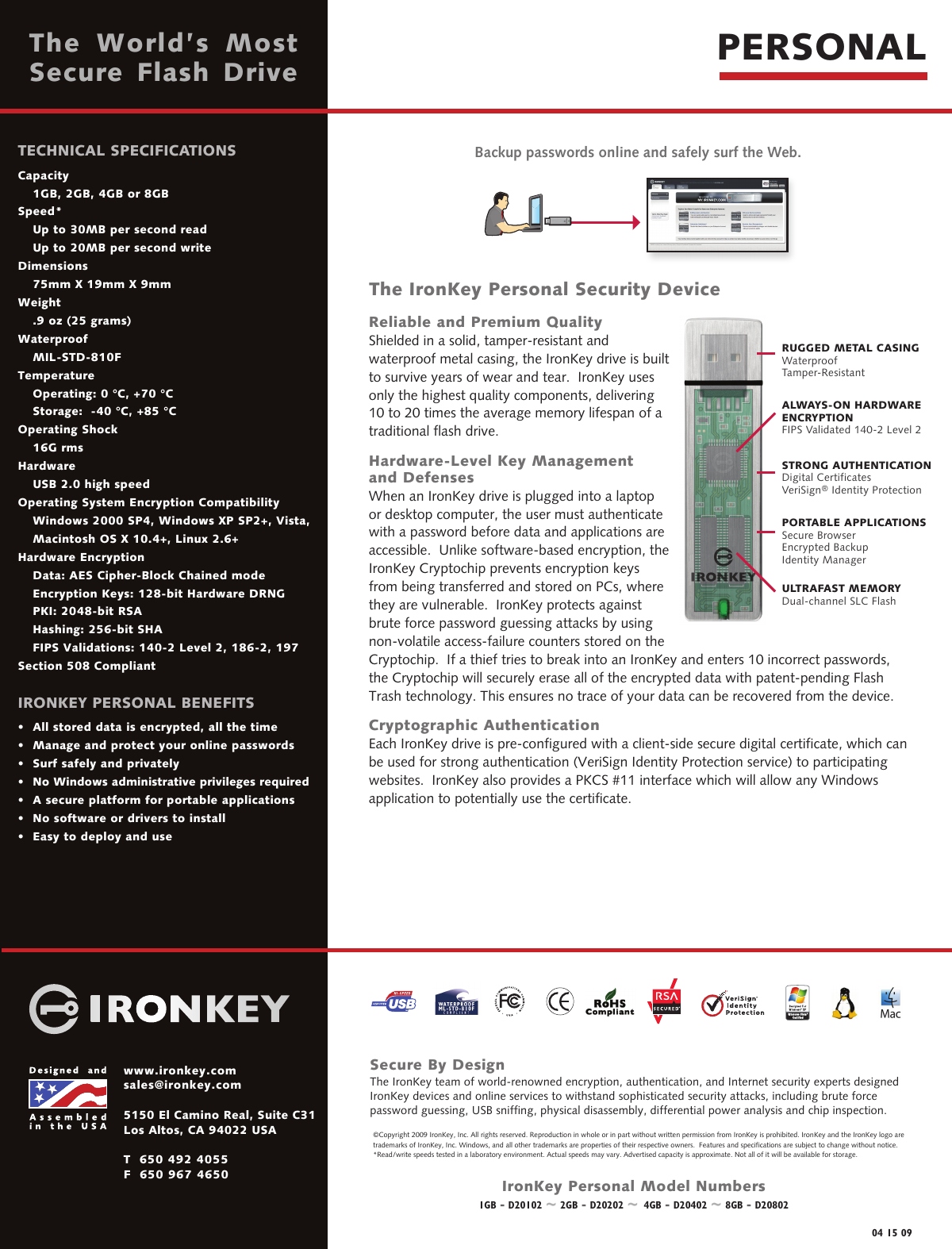 Page 2 of 2 - Ironkey Ironkey-Personal-Usb-Flash-Drive-Users-Manual- IKDS_Personal_041509  Ironkey-personal-usb-flash-drive-users-manual