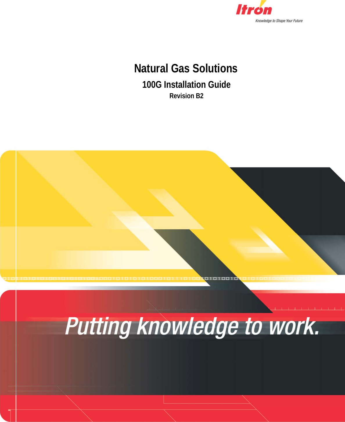    Natural Gas Solutions 100G Installation Guide Revision B2 Natural Gas Solutions   