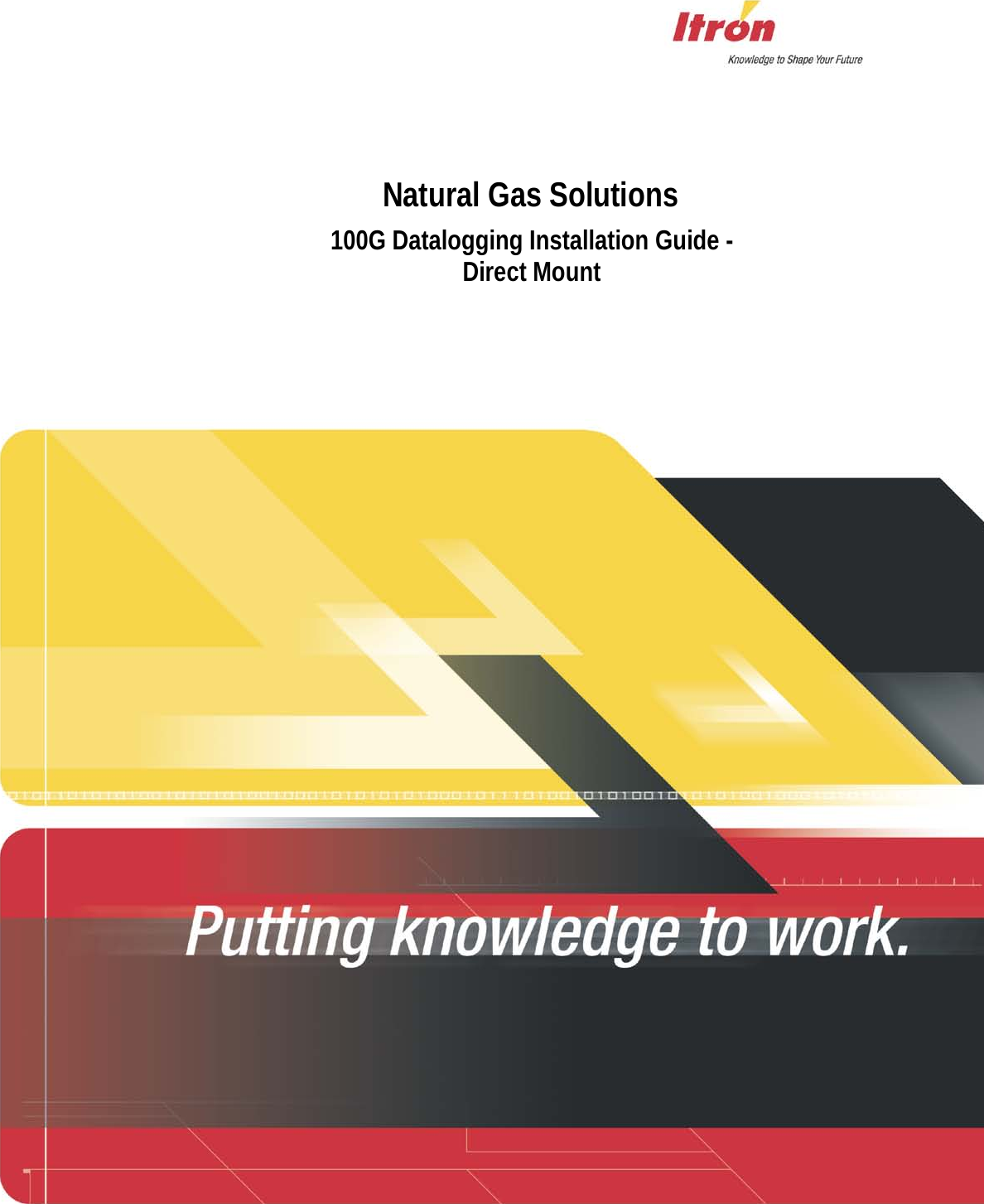    Natural Gas Solutions 100G Datalogging Installation Guide - Direct Mount     