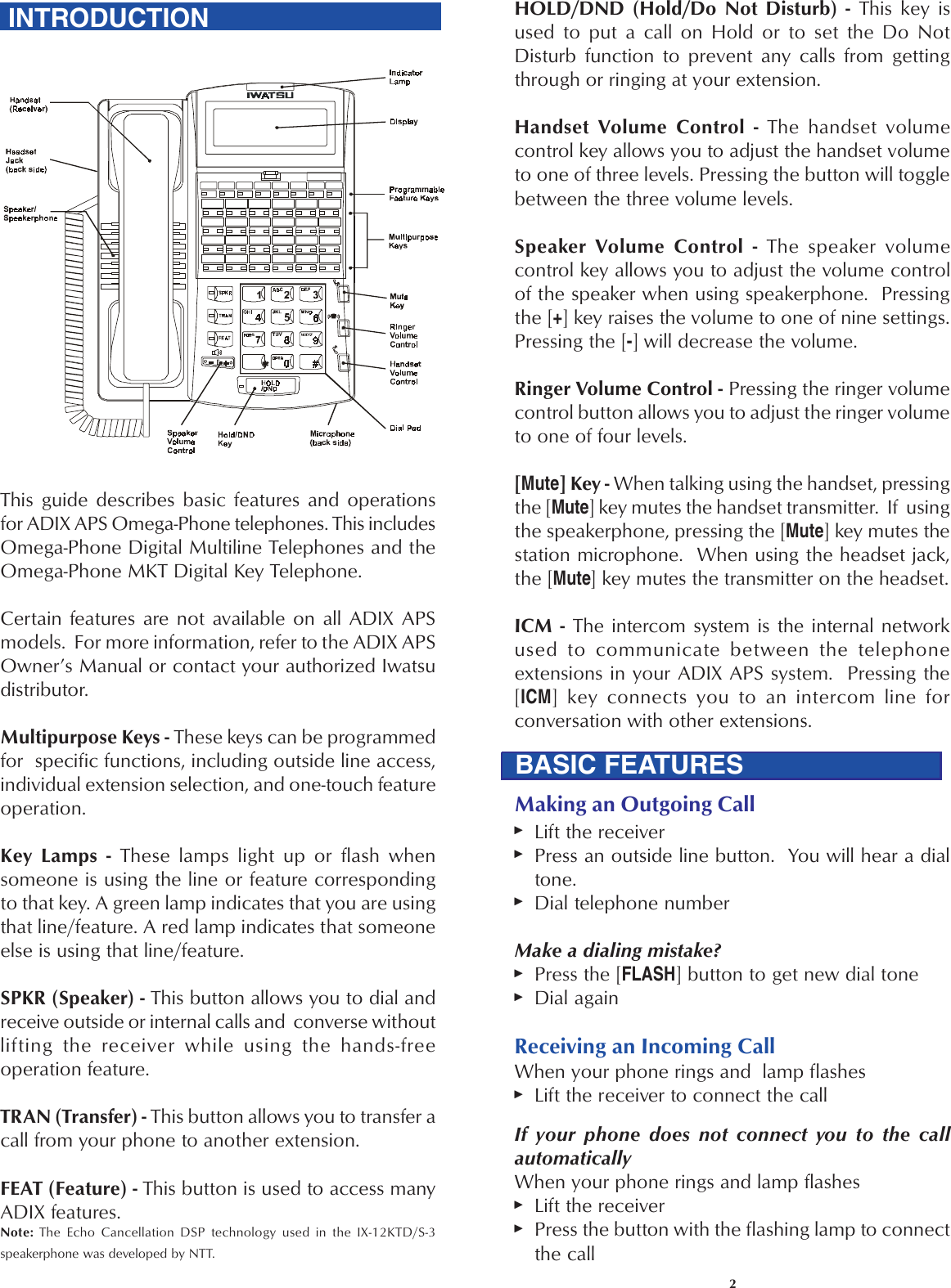 Page 2 of 11 - Iwatsu Iwatsu-Adix-Aps-Quick-Reference-Guide- ManualsLib - Makes It Easy To Find Manuals Online!  Iwatsu-adix-aps-quick-reference-guide